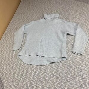 Ralph Lauren blue turtleneck sweater Size women XL. SKU783 #preppy #knitwear